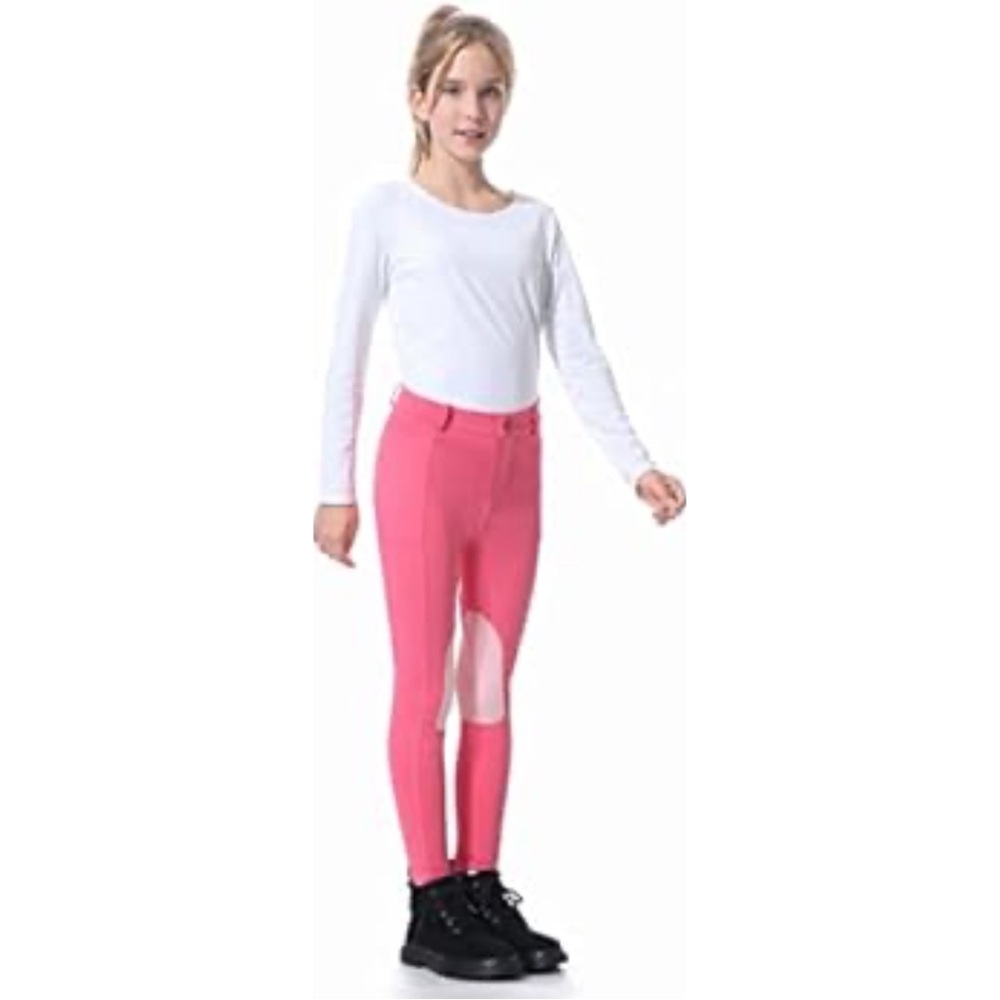 Girls' Pink Riding Breeches - Size 8
